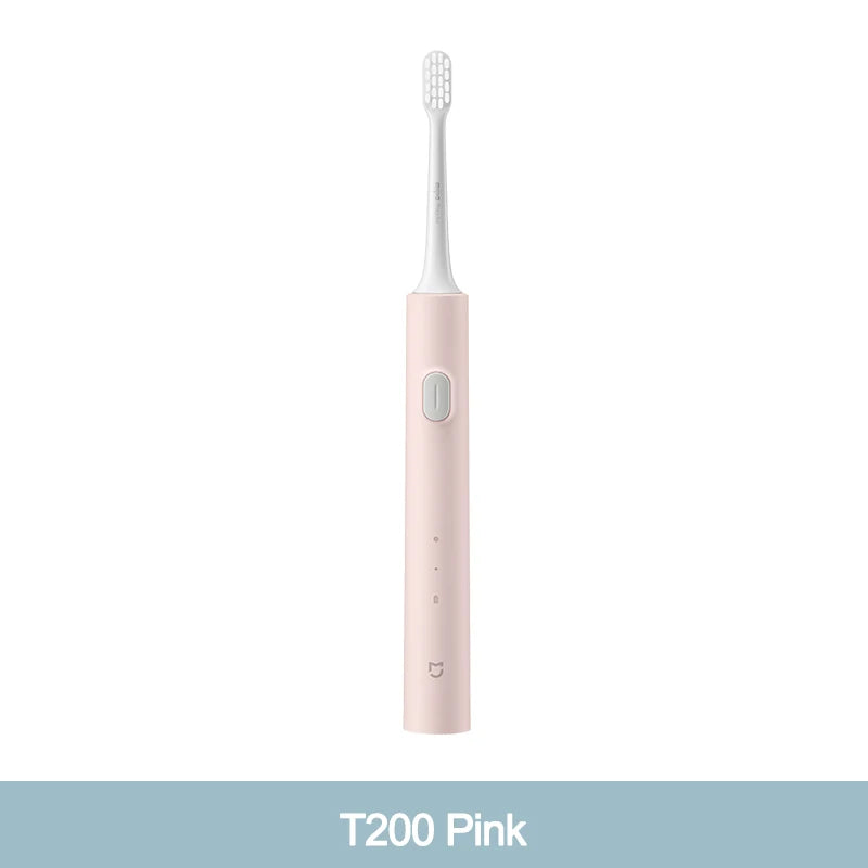 MIJIA T200/T200C Sonic Electric Toothbrush,USB‑C 25 Day Battery,IPX7 Waterproof,2 Mode,2 Brush Heads,Whitening Toothbrush