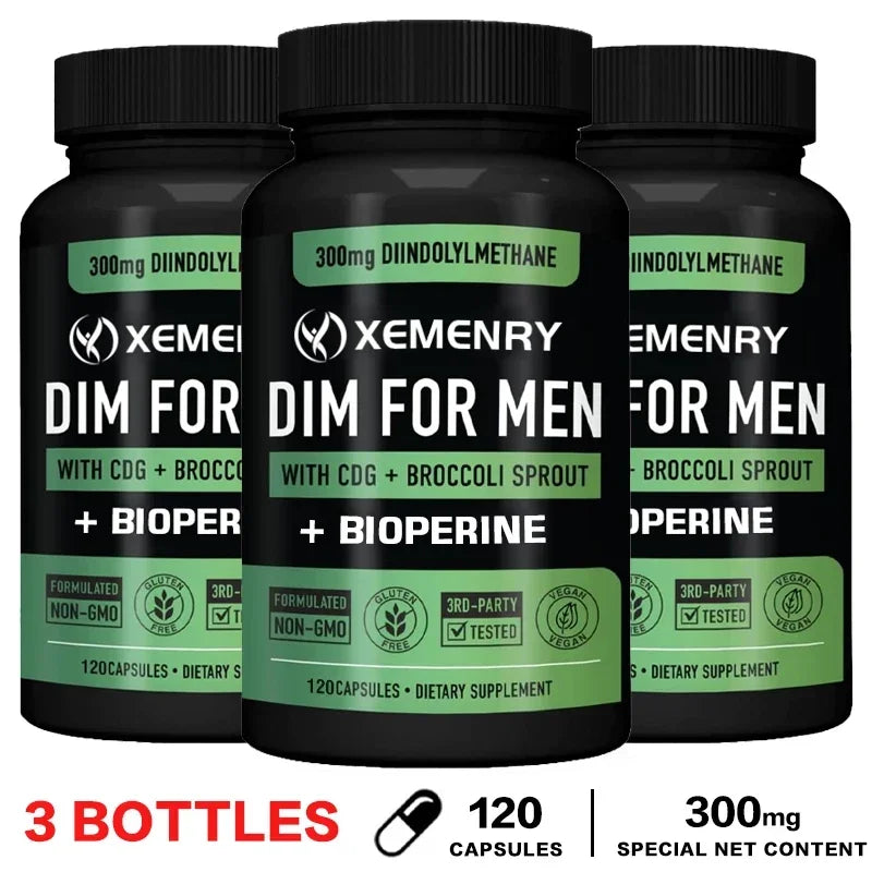 DIM Capsules - Support Fat Metabolism, Increase lean Muscle, Increase Muscle Strength, Improve Athletic Performance