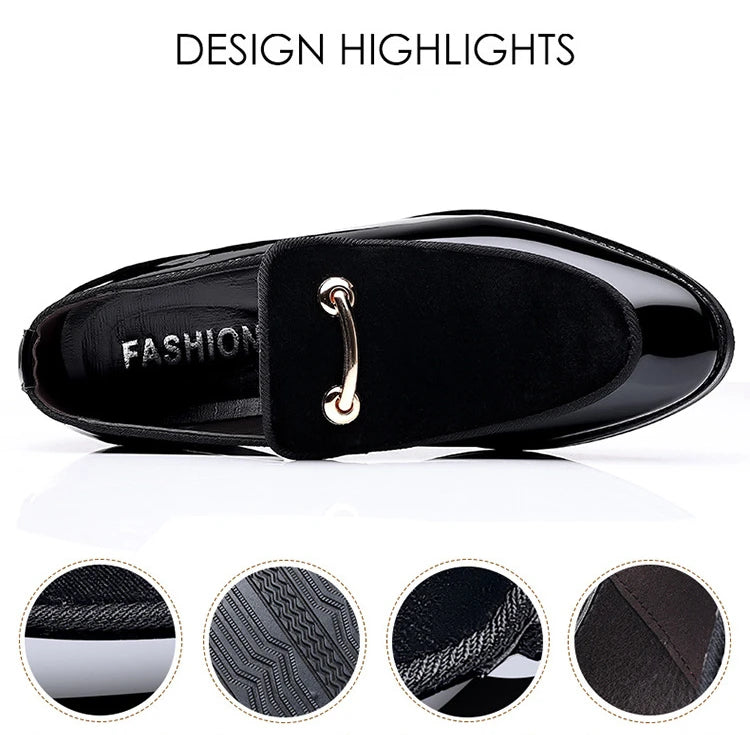 Suede Shoes for Men Luxury Designer Men Dress Shoes Fashion  Elegant Wedding Shoes italian style Men Oxford Shoe Big Size 38-48