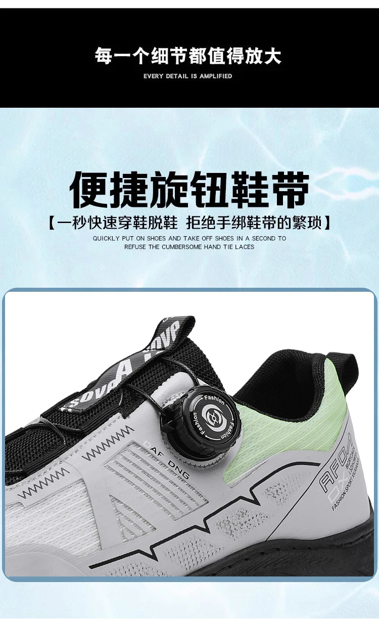 2026 new men's shoes work sports shoes fashionable casual shoes comfortable multi-functional low top shoes outdoor hiking shoes