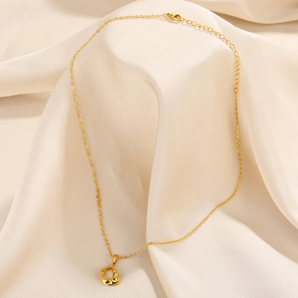 Cross Necklace For Women Classic Cross Collar Gold Color Egyptian Nile Ankh Choker Stainless Steel Chain Aesthetic Jewelry Gift