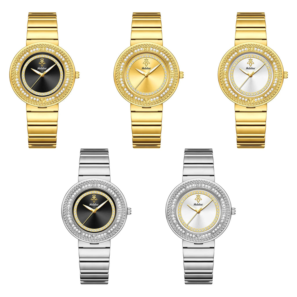 Women's Watch Brands: Luxury Diamond-Set Bracelet Watches, Fashionable Quartz Water-Resistant Timepieces, Gift Ideas reloj mujer