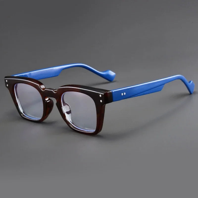 Men Square Reading Glasses Anti Blue Light Eyewear Trend Ultra-lightweight Round Frame Women Presbyopic Eyeglasses Frame Unisex