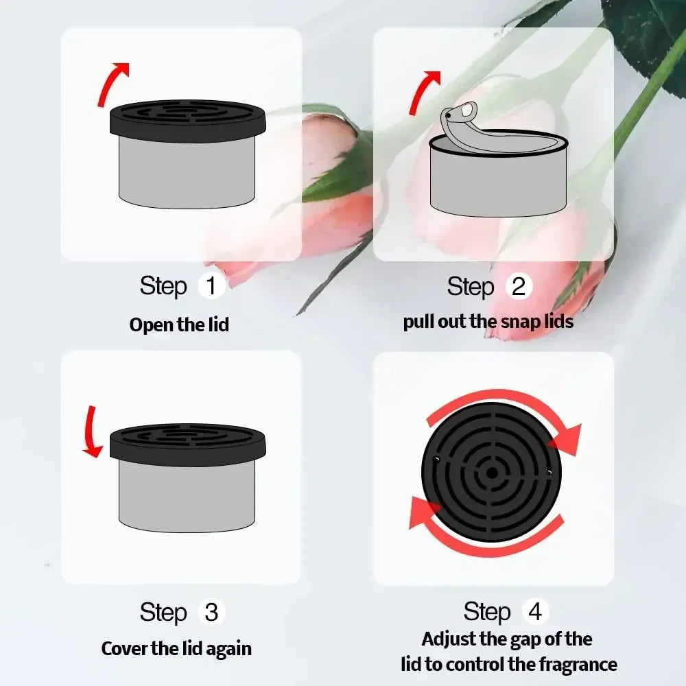 Car Air Fresheners: Lemon Scent | Organic Cans | Odor Eliminator Essential | Long-Lasting | Strong Fragrance | For Home Closet