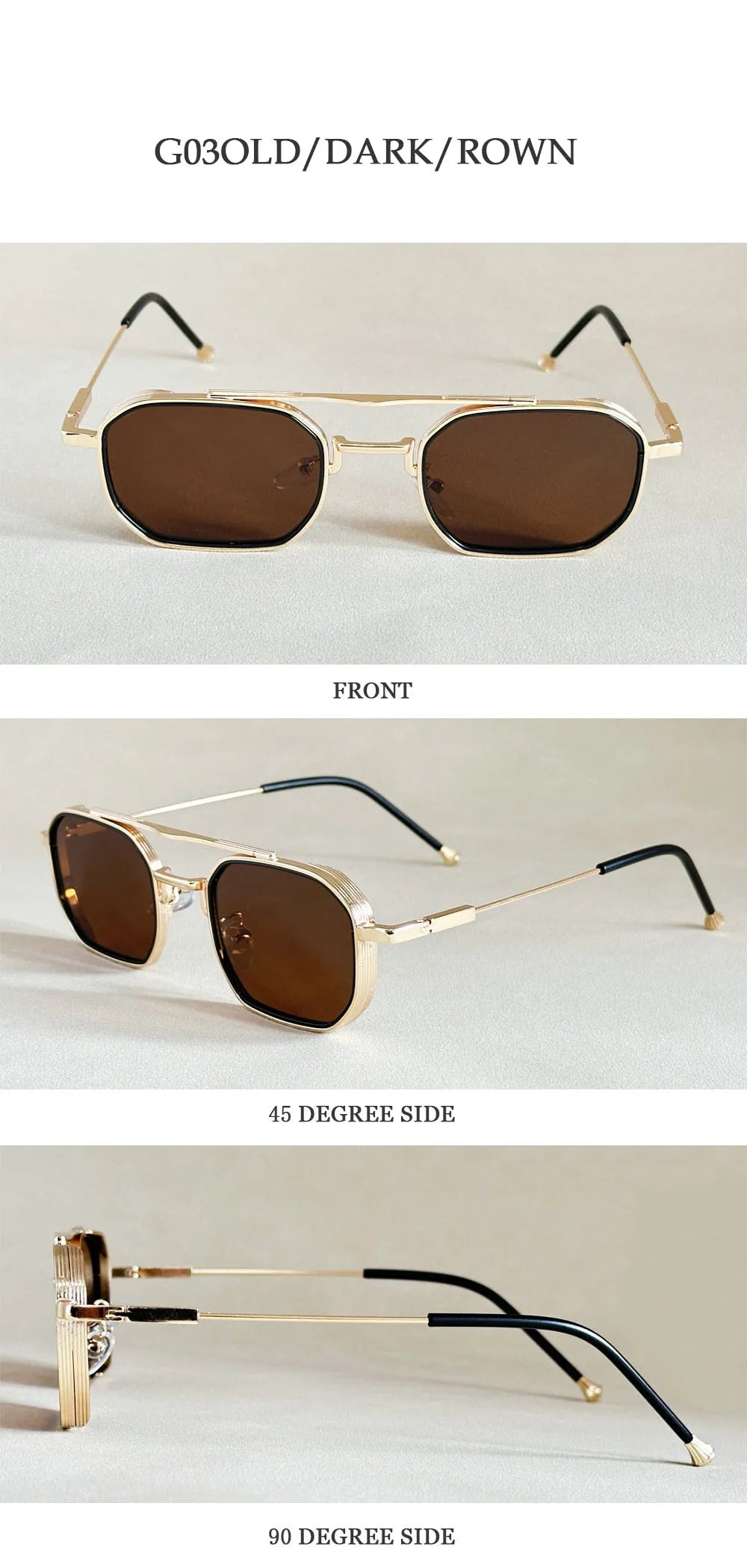 Fashion Square Sunglasses Women Trendy Vintage Glasses Luxury Sunglass Men Dropshipping Lunette Soleil Femme Zonnebrillen Dames