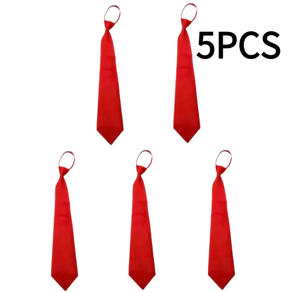 Unisex Zipper Tie For Man Woman Black Clip On Men Tie Security Ties For Clothes Neckties Uniform Suit Ties for Wholesale