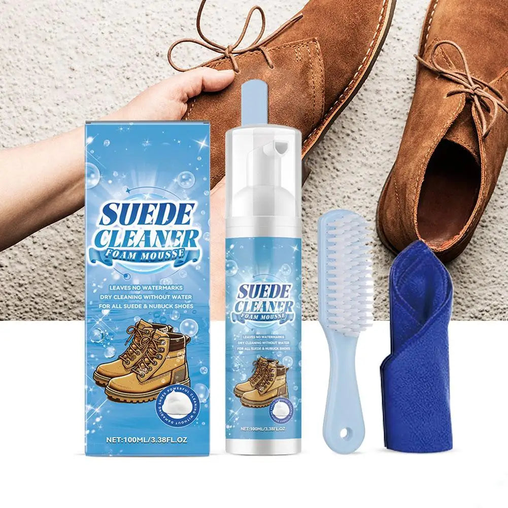 Cleaning Dirt Suede Cleaner Set Gentle Non-damaging Resists Fading Deformation Cleaner Set for All Suede Products Cleaner Set
