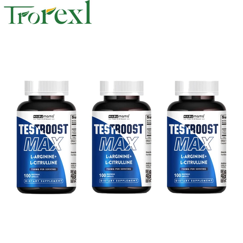 Men Enhancing Supplement,L-Arginine L-Citrulline Complex ,Supports Physical Performance & Confidence,Lasting Results