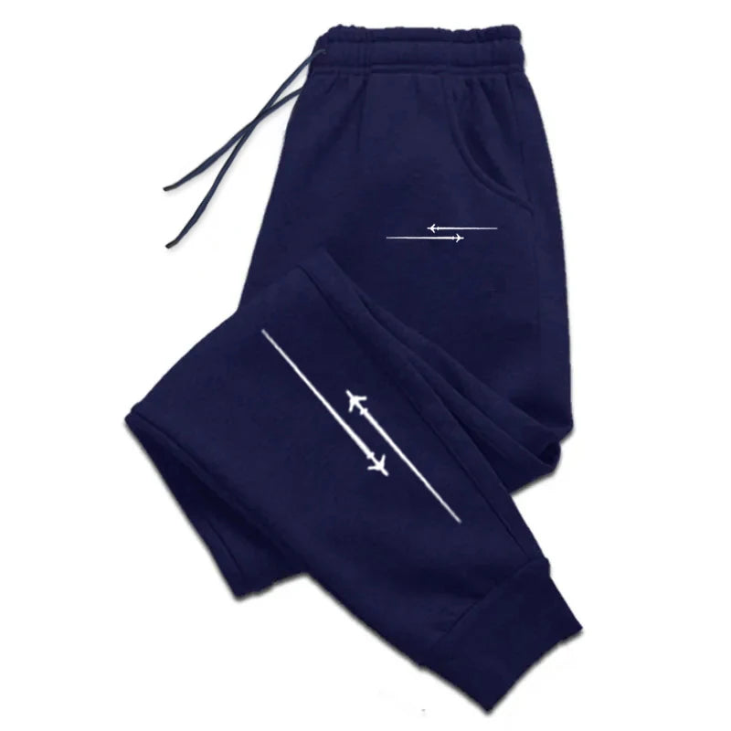 Men's sport pants - Printed casual pants - Gym sports pants - Outdoor sports pants - Daily office pants