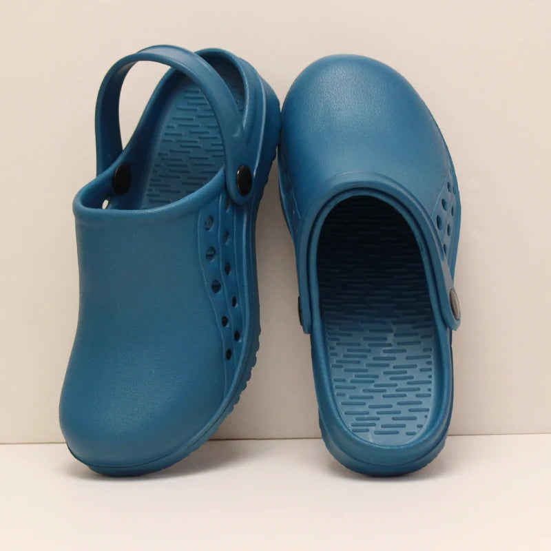 Unisex Scrub Clogs Nurse Medical Shoes EVA Ultra Light Anti Slip On Hospital Doctor Slippers Sandal Nursing Clog X06