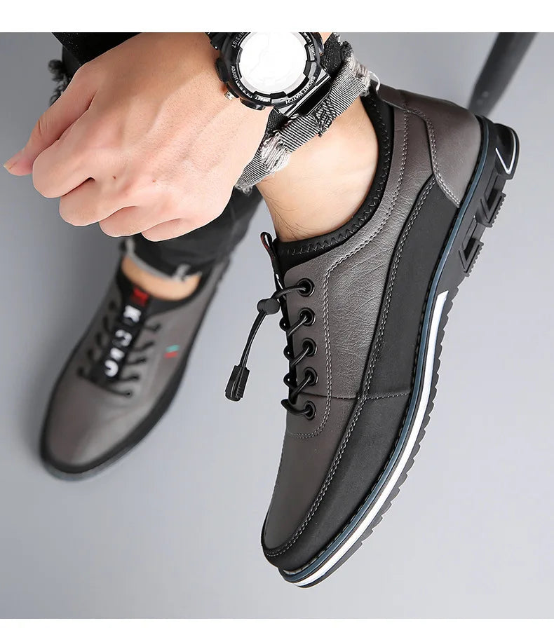 Men Dress Shoes Comfort Business Casual Oxford Shoes Fashion Dress Sneakers Office Working Walking Premium Leather Derby Shoe