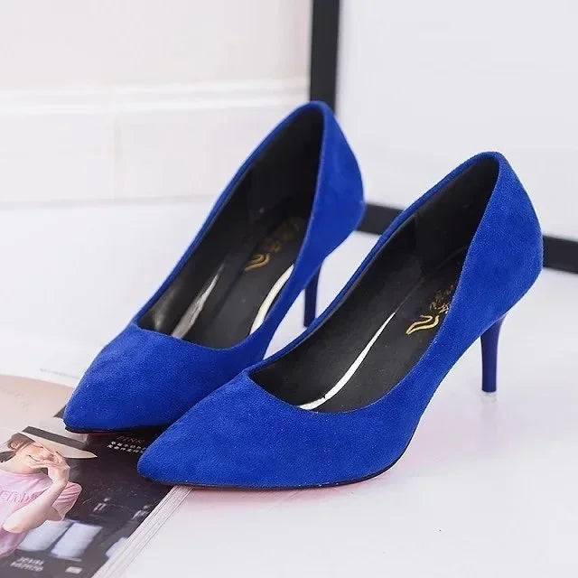 Women Shoes Pointed Toe Pumps Patent Leather Dress Red 8CM High Heels Boat Shoes Shadow Wedding  for Wedding Women