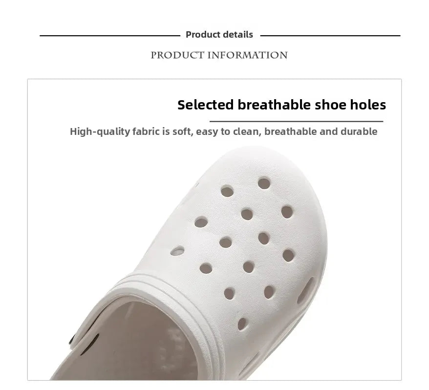 Fashion Sandals Waterproof Slippers Women men Shoes Summer Outdoor Slides Soft Sole Garden Shoes Indoor Nursing Clogs Sandals