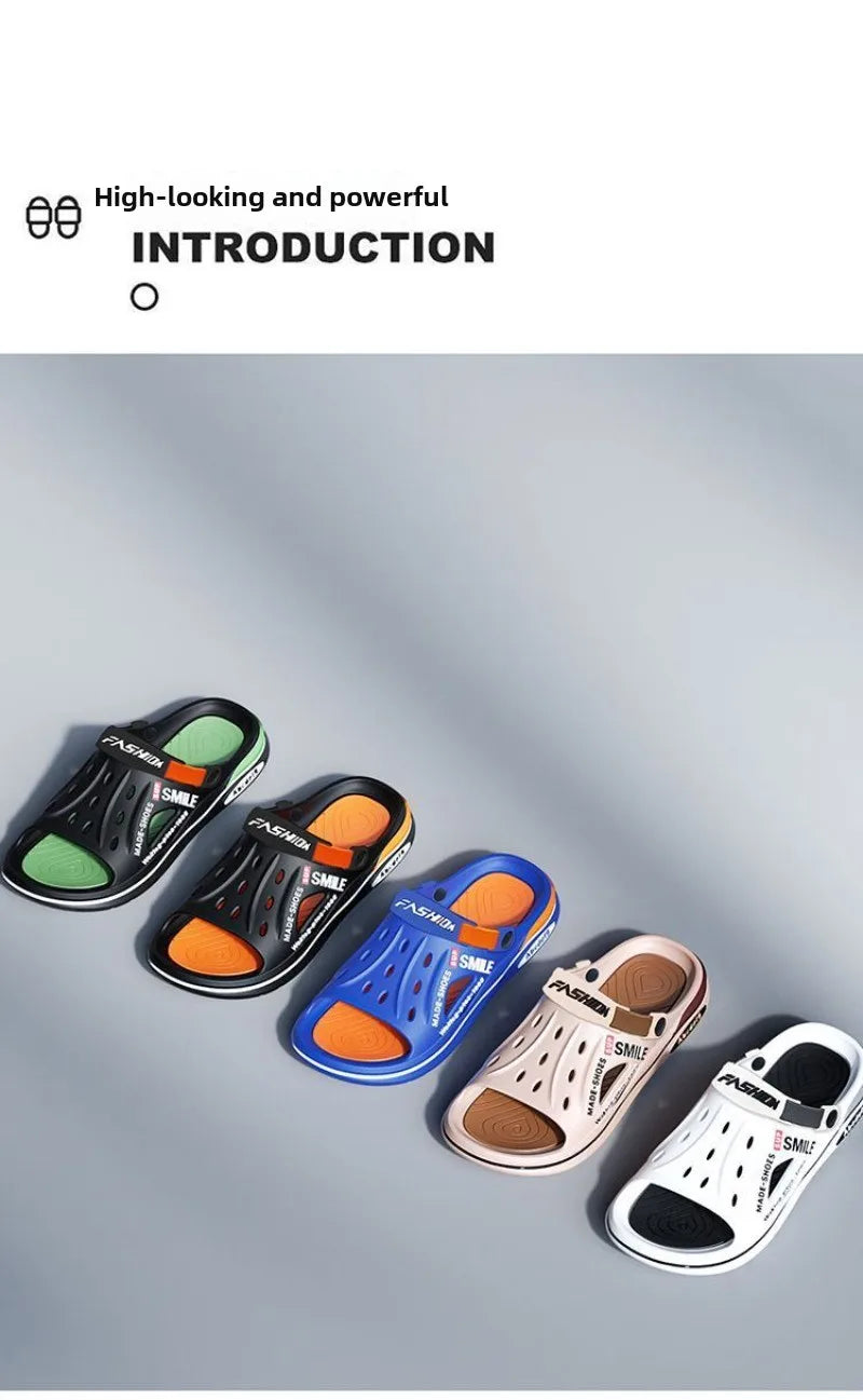 Fashion Sandals Waterproof Slippers Women Shoes Summer Outdoor Slides Soft Sole Garden Shoes Indoor Nursing Clogs Sandals