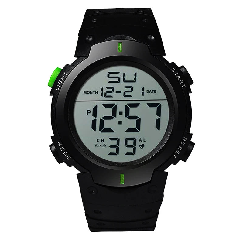 Men Electronic Watch Sports Watches For Men Waterproof Luminous Multifunction Outdoor Fitness Large Screen Electronic Wristwatch