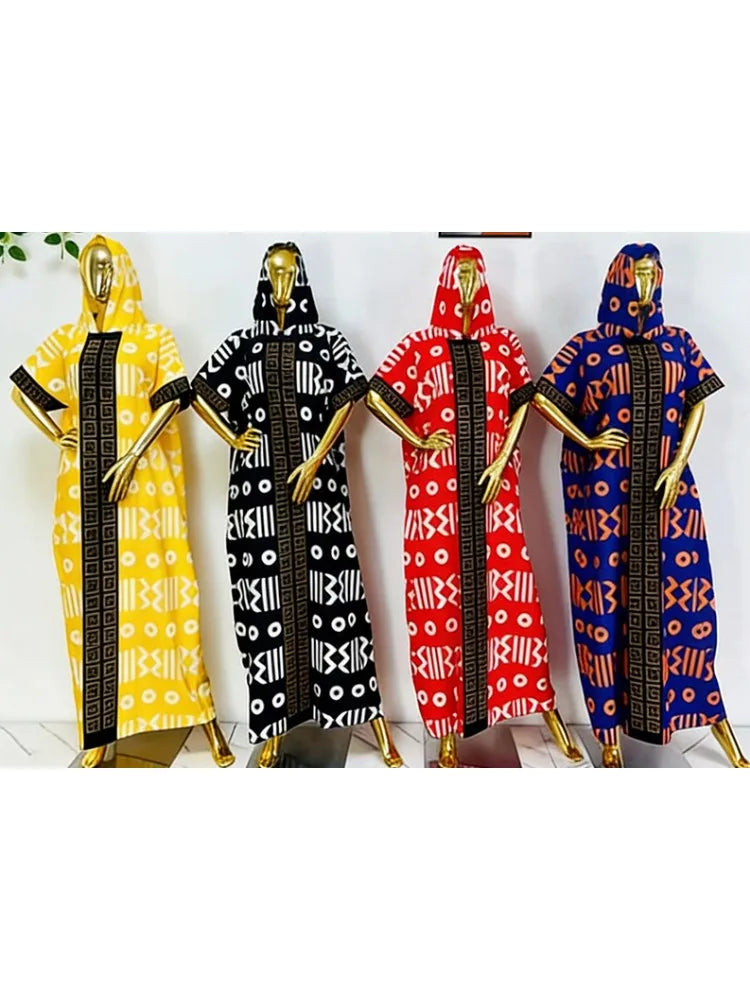 African Dresses For Women Muslim Fashion Abayas Boubou Dashiki Ankara Outfits Evening Gown Dubai Kaftan Abaya Robe Marocaine