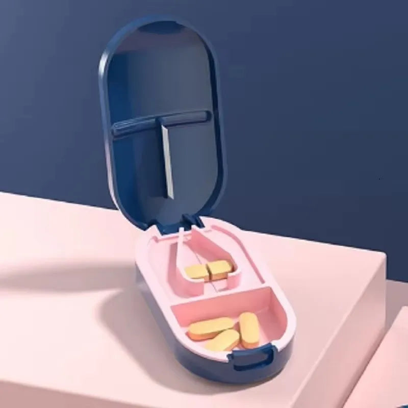 10 Compartments Travel Pill Organizer Pocket Portable Pill Storage Box Case Daily Pill Container or Purse Fish Oil Medicine