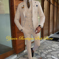 Men's Suit 3-piece Formal Blazer Pants Vest Wedding Groom Tuxedo Customized Elegant Men's Suits