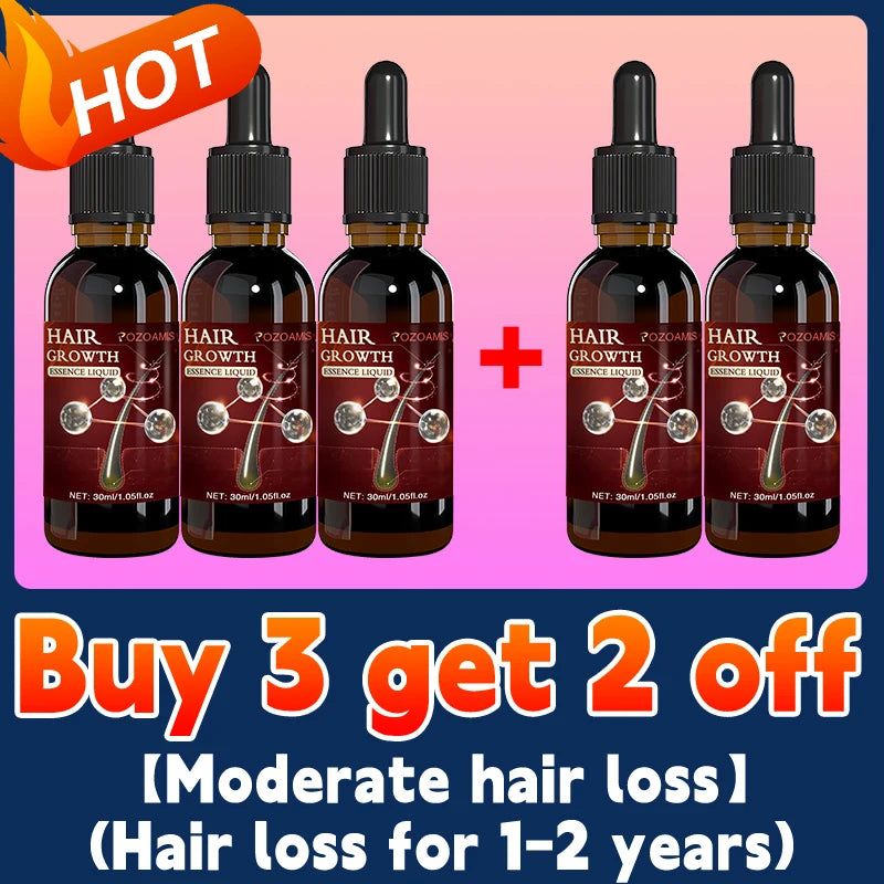 Let this magical essential oil work its wonders— it feeds every hair follicle, making sparse hair look denser and silkier day b