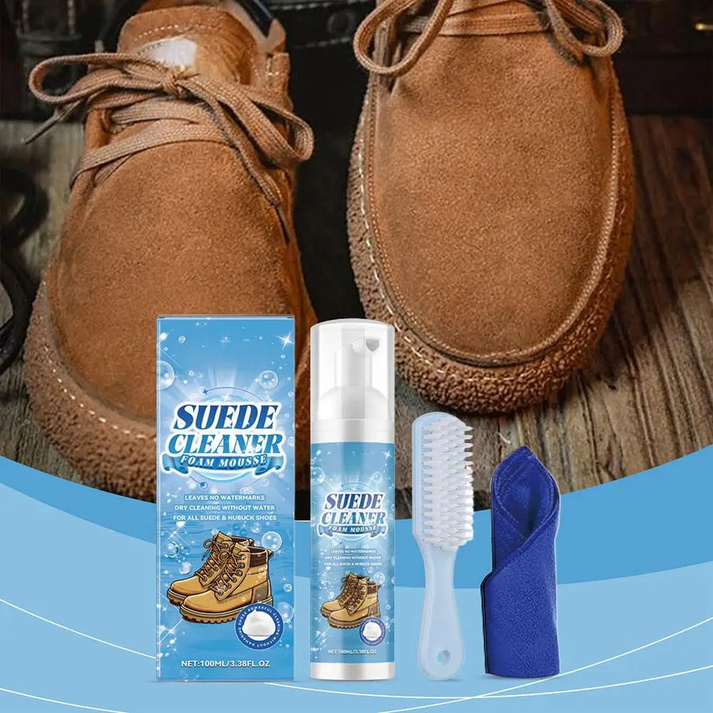 Cleaning Dirt Suede Cleaner Set Gentle Non-damaging Resists Fading Deformation Cleaner Set for All Suede Products Cleaner Set