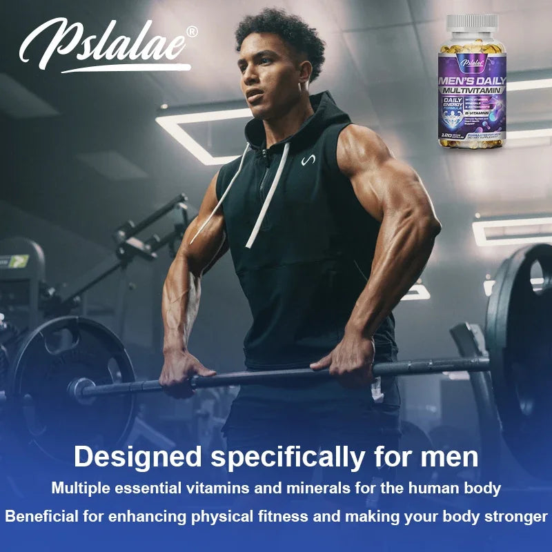 Men's Multivitamin Supplement-Daily Multivitamins and Nutrients To Support A Healthy,Active Lifestyle,Energy,Heart,Brain Health
