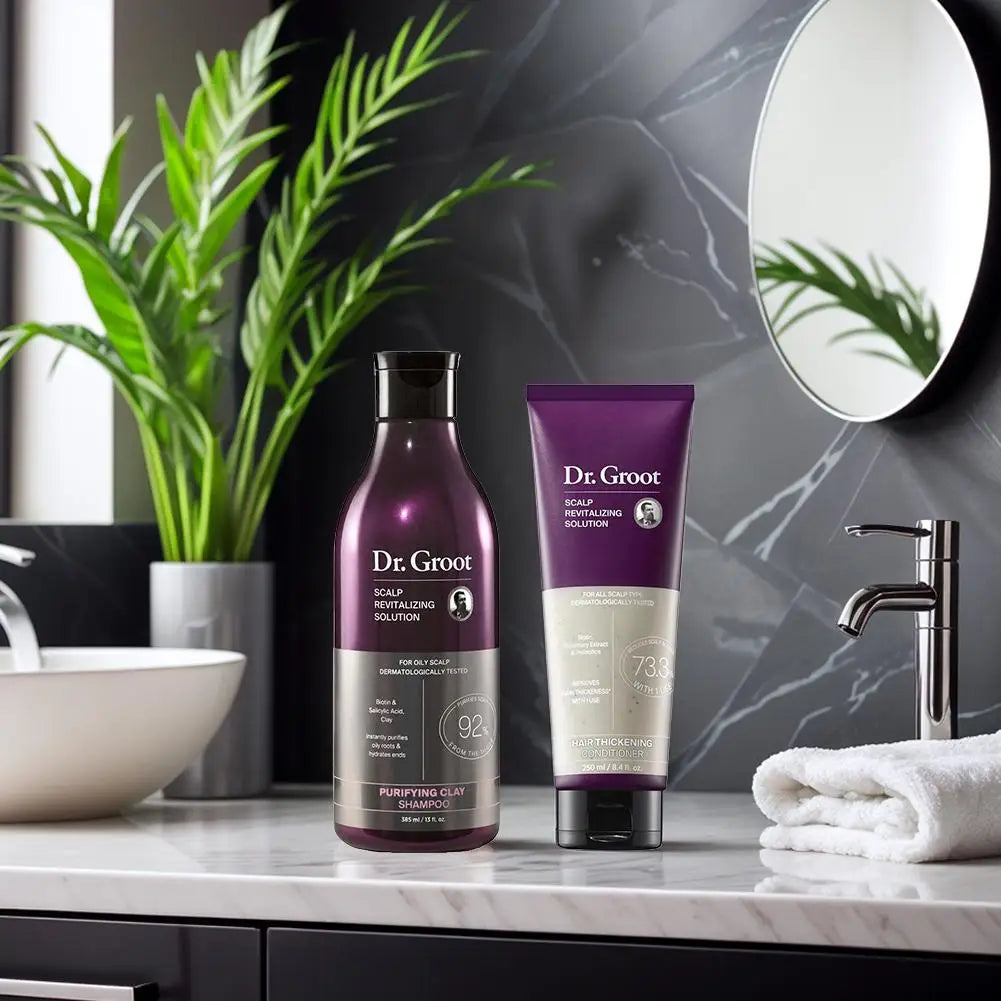 Dr.Groot Anti-Hair Loss Thickening Moisturizing & Smoothing Shampoo & Conditioner Remove Dandruff Oil Control Hair Care