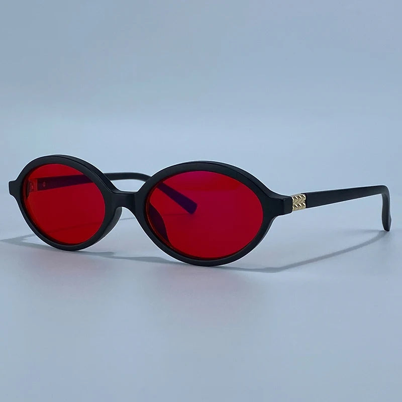 Anti Blue Light Oval Glasses For Better Sleep Men 2026 Red Tinted Lenses Computer Gaming Change Color Sunglasses Shades UV400