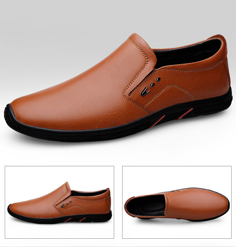 Leather Men Casual Shoes Breathable Soft Sole Office Loafers Shoes Men Designer Shoes Men Italian Brand Moccasins Zapatos Hombre