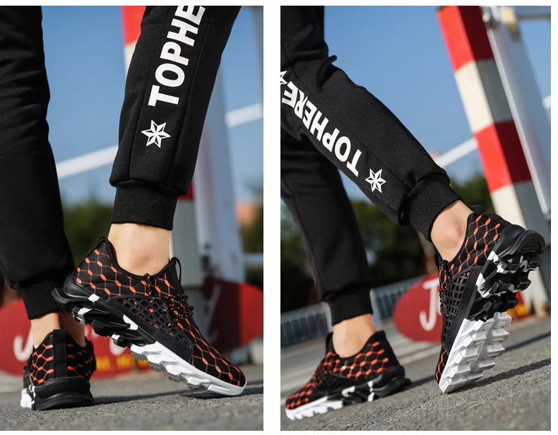 Men's Sports Shoes Breathable Casual Walking Shoes Men's Fashion Clothing Tennis Sports Shoes