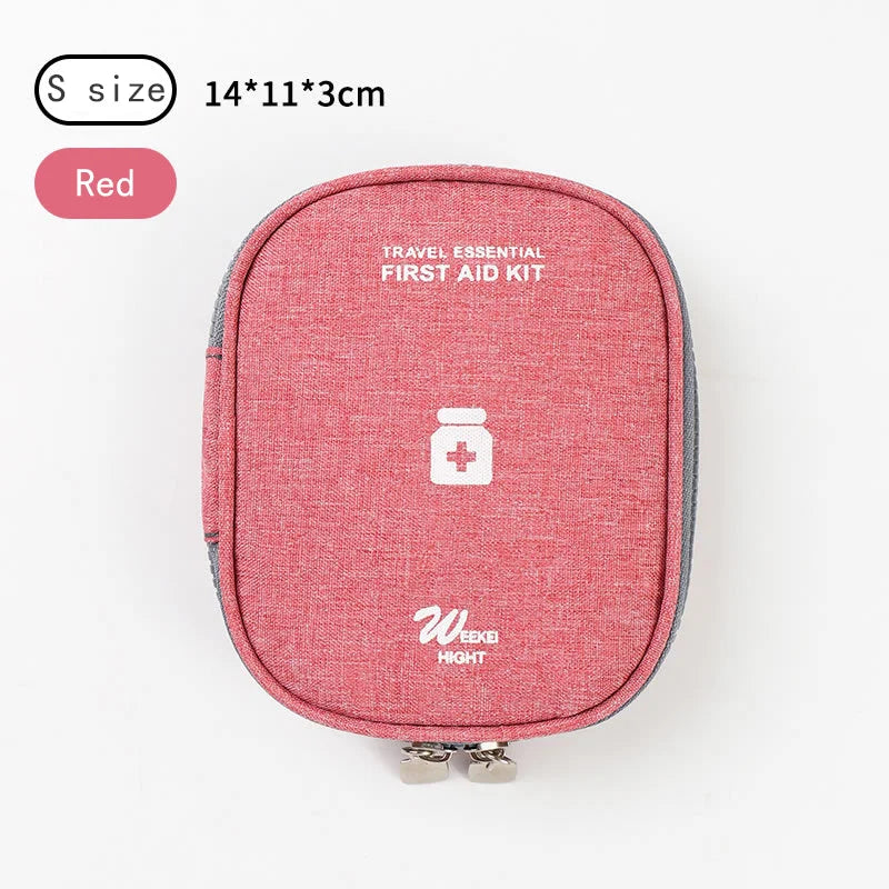 Medicine Bag Home Family First Aid Kit Large Capacity Medicine Organizer Storage Bag Travel Survival Emergency Empty Portable