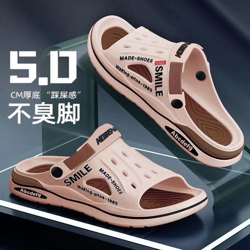 Fashion Sandals Waterproof Slippers Women Shoes Summer Outdoor Slides Soft Sole Garden Shoes Indoor Nursing Clogs Sandals