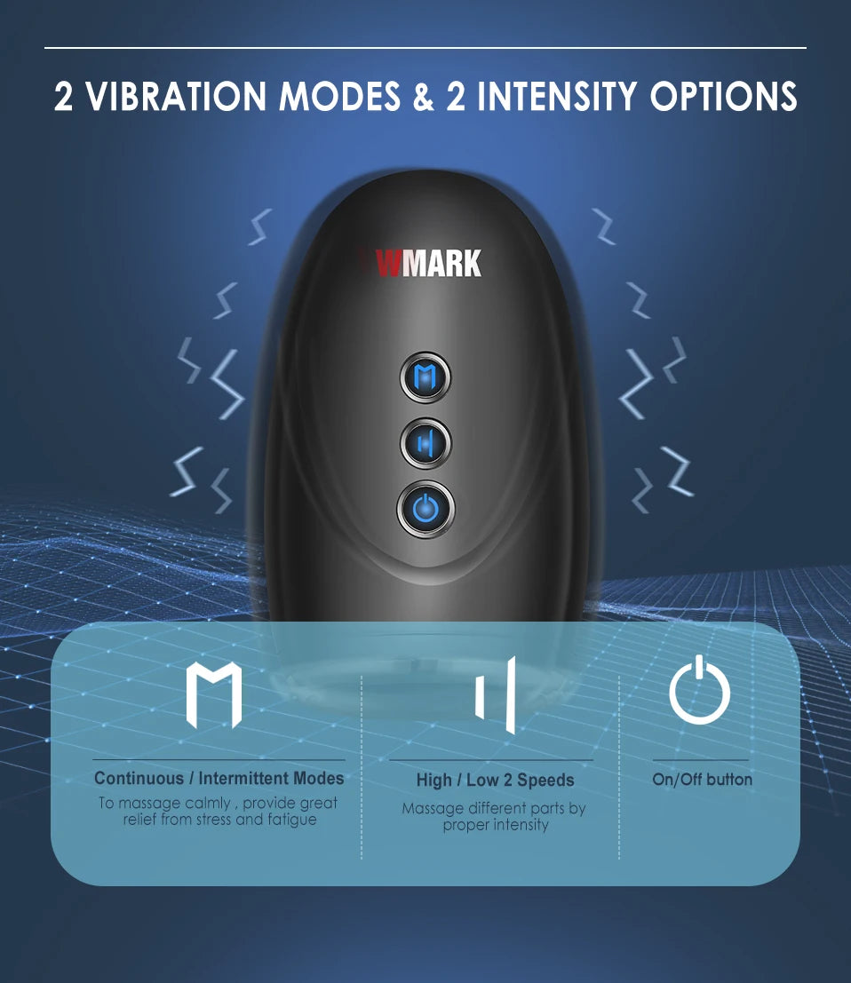 NEW!!!WMARK NG-SM001 Barber Massager Handheld, Cordless Handheld Massager Barber Use, 2600MAH Face Massager Scalp