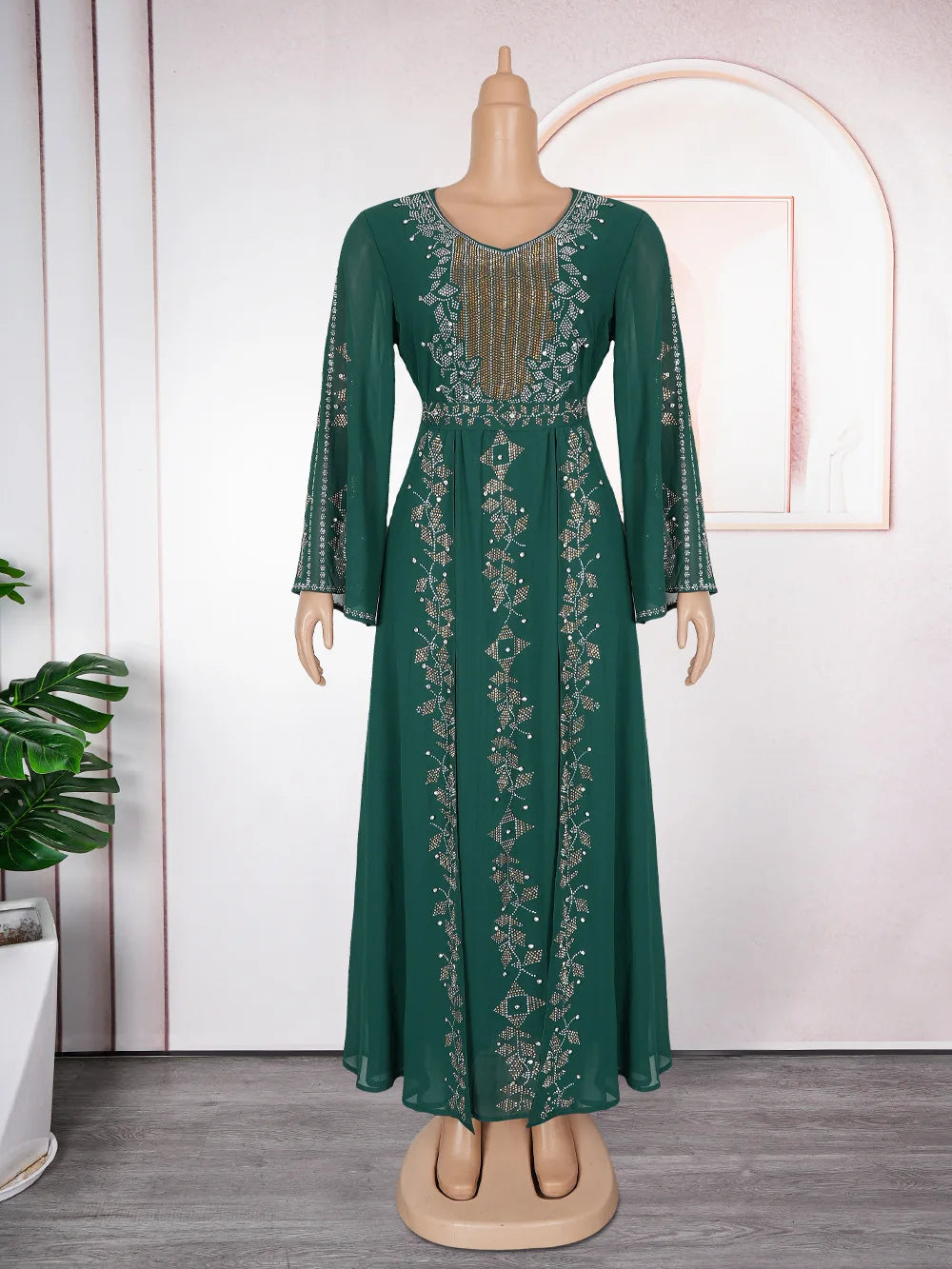 2025 Abayas For Women Dubai Luxury African Muslim Fashion Dress Caftan Marocain Evening Party Dresses Boubou Robe Djellaba Femme