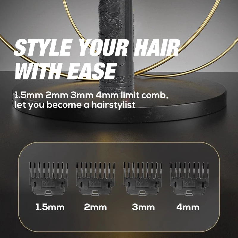 T9 Haircut Razor for Men Rechargeable Clipper Shaver Adult Electric Vintage Clipperrazor Home USB Charging Barber Shop Black Dra