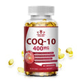 CoQ-10 Supplements 400 mg With Omega 3 Fatty Acids Vitamin E Ultra High Absorption Coq-10 Capsules