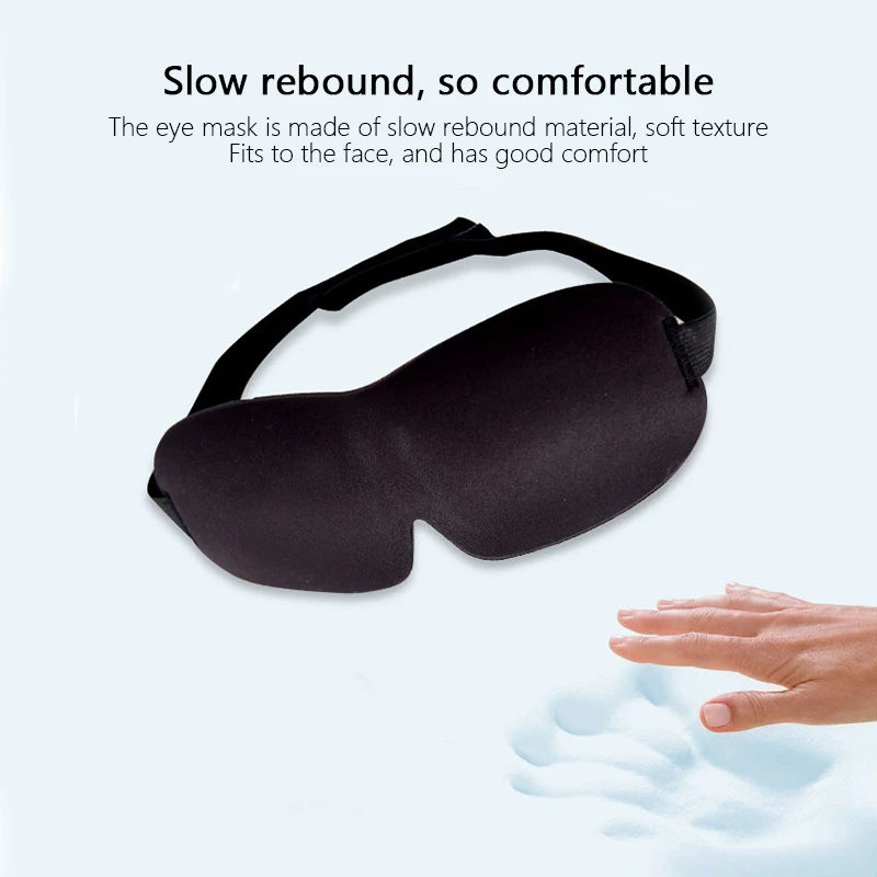 Eye Mask for Sleeping 3D Contoured Cup Blindfold Concave Molded Night Sleep Mask Block Out Light with Women Men