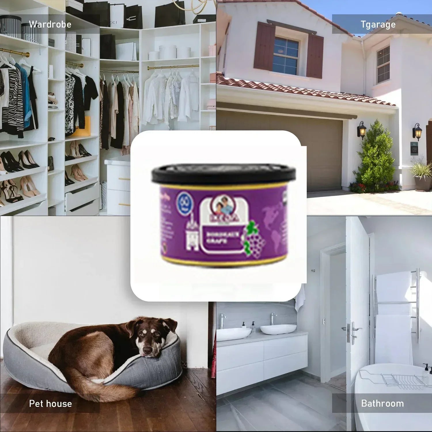 Car Air Fresheners: Lemon Scent | Organic Cans | Odor Eliminator Essential | Long-Lasting | Strong Fragrance | For Home Closet