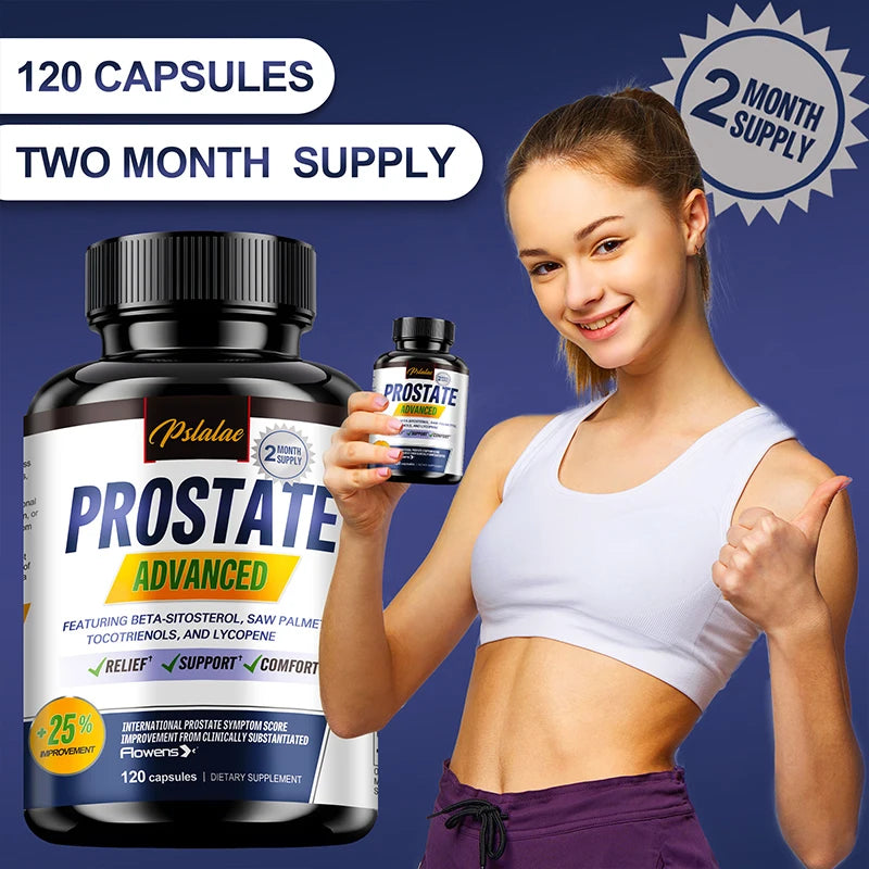 Prostate Health Supplement - Natural Saw Palmetto Extract, Supports Prostate and Hair Health,Improves Immunity