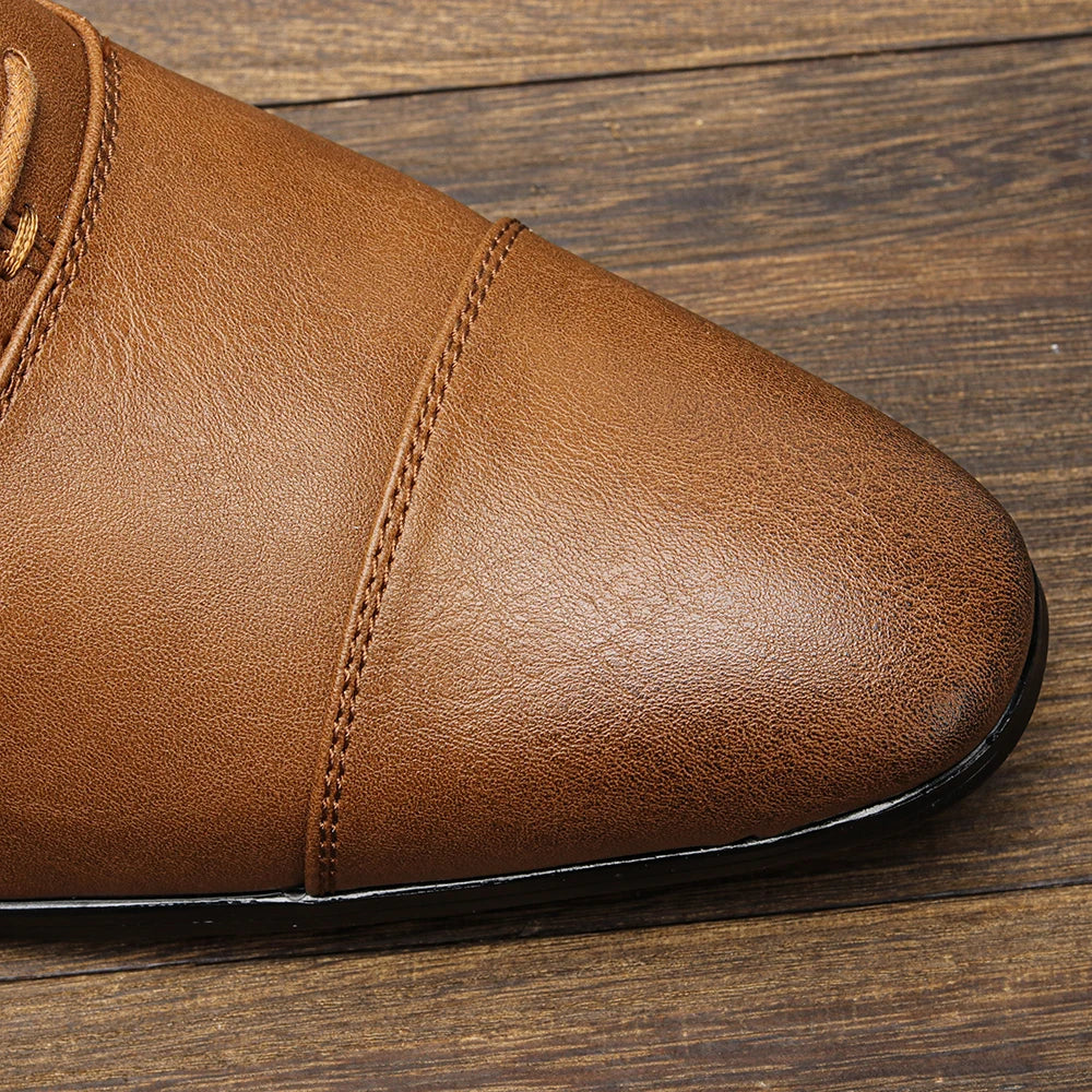 Leather Shoes For Men Gentleman'S Stylish Comfortable Business Formal Shoes Men