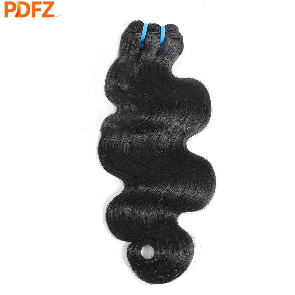Body Wave Human Hair Bundles 16A Double Drawn 100% Human Hair Brazilian Virgin Human Hair Extensions For Women Cheap Human Hair