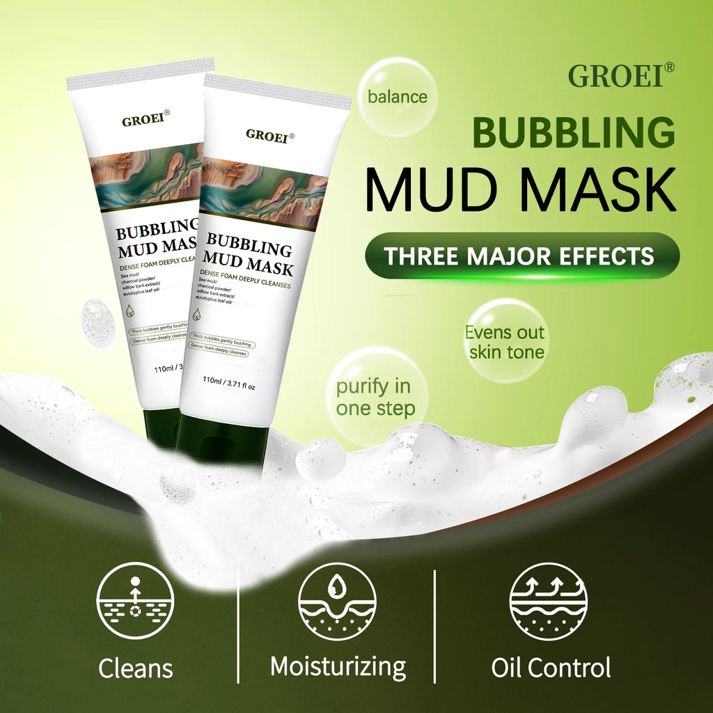 facial foam cleansing lotion deeply cleanses, removes dirt, absorbs oil, shrinks pores and cleanses the skin
