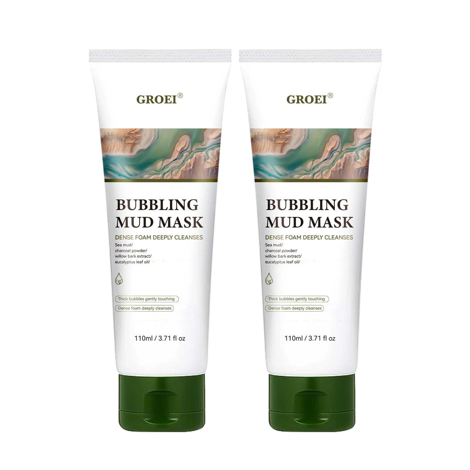 facial foam cleansing lotion deeply cleanses, removes dirt, absorbs oil, shrinks pores and cleanses the skin