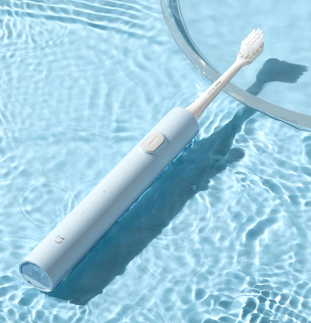 MIJIA T200/T200C Sonic Electric Toothbrush,USB‑C 25 Day Battery,IPX7 Waterproof,2 Mode,2 Brush Heads,Whitening Toothbrush