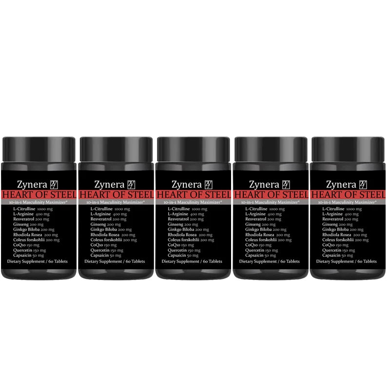 Male Strength and Endurance Supplement, Boost Performance, Supports Reproductive Health ，L-Citrulline L-Arginine Ginseng for Men