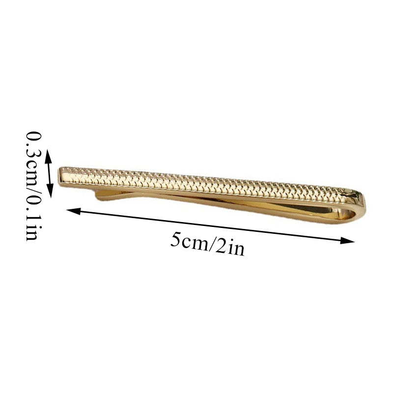 Simple Fashion Tie Clips Men'S Metal Necktie Daily Business Wedding Ceremony Tie Clip Pin Men Party Jewelry Accessories Gift