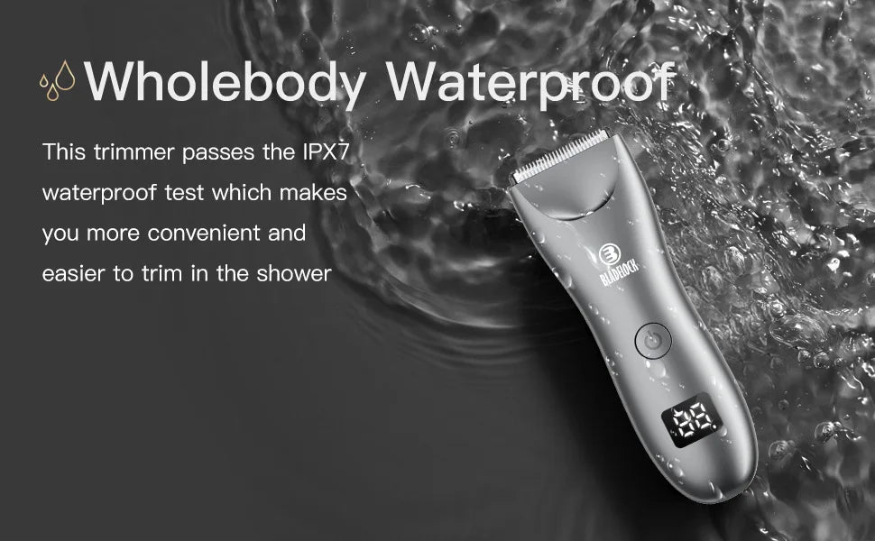Mens Body Hair Trimmer for Men Balls Women Lady Shaver Hair Removal Bikini Trimmer Groin & Body Shaver Groomer Arm Beard Razor