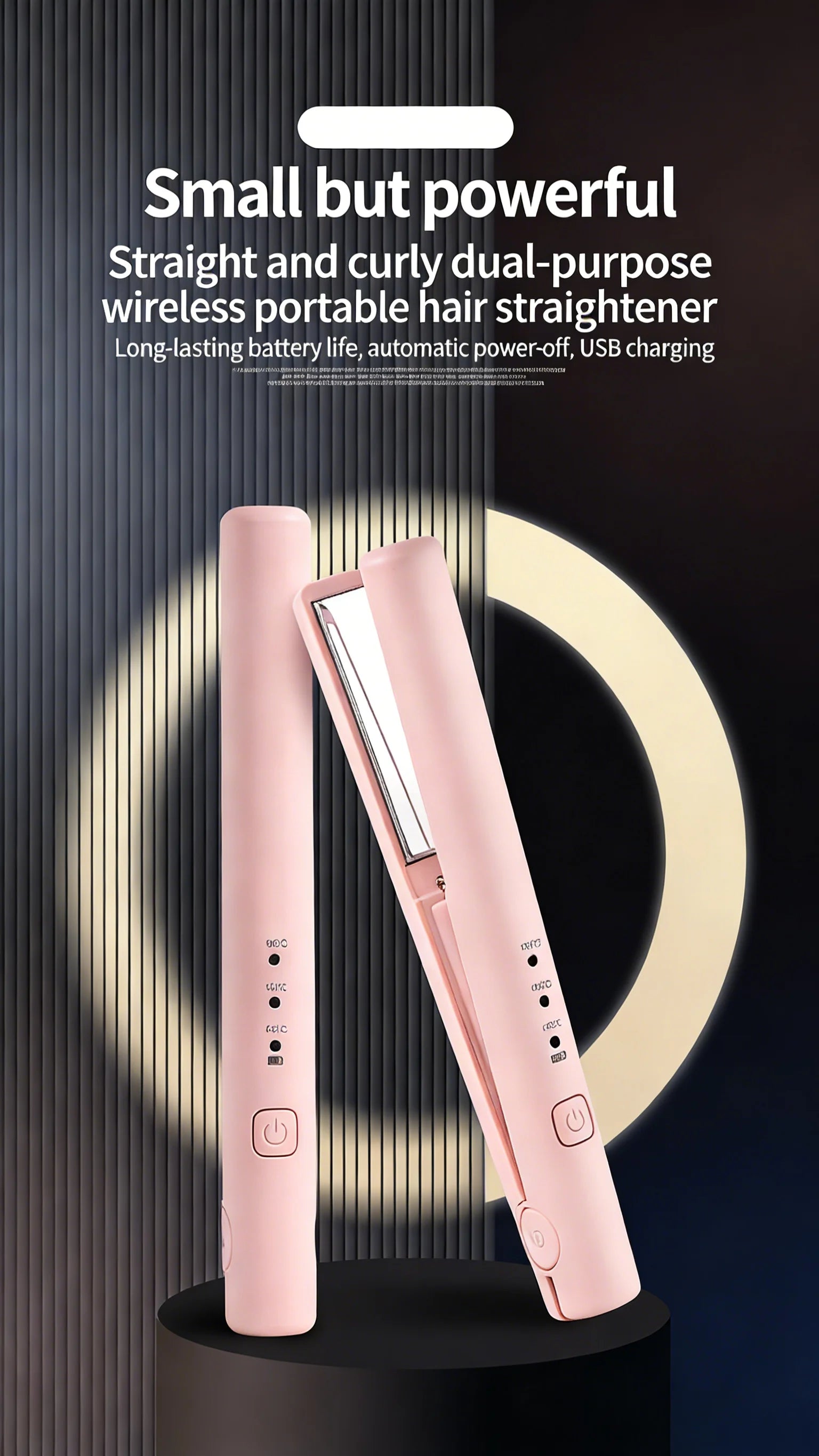 Hair Straightener Curling Iron Curler Rotating Hair Dryer Brush Tymo Styling Tool Beauty Salon Supplie Mini Crimping Hair Iron