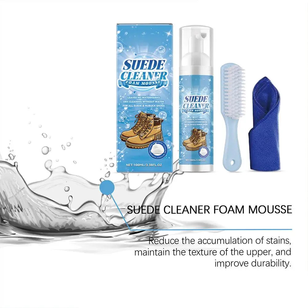 Cleaning Dirt Suede Cleaner Set Gentle Non-damaging Resists Fading Deformation Cleaner Set for All Suede Products Cleaner Set