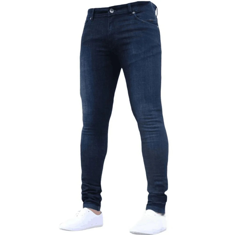 Men Pants Fashion Men Casual Pants Stretch Jeans Skinny Work Trousers Male Vintage Wash Plus Size Jean Slim Fit for Men Clothing