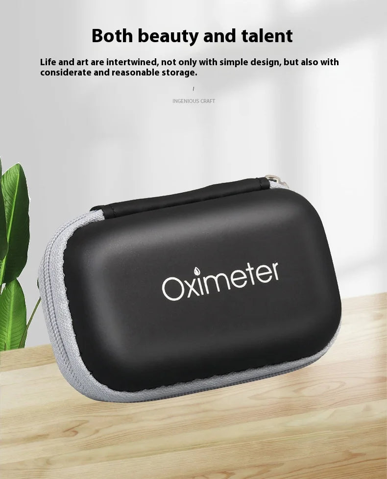 JUSTLANG Storage Box For Oximeter Reasonable Layout of Tool Bag Pouch Bags to Pack Products Travel Essentials Kit Protective Bag